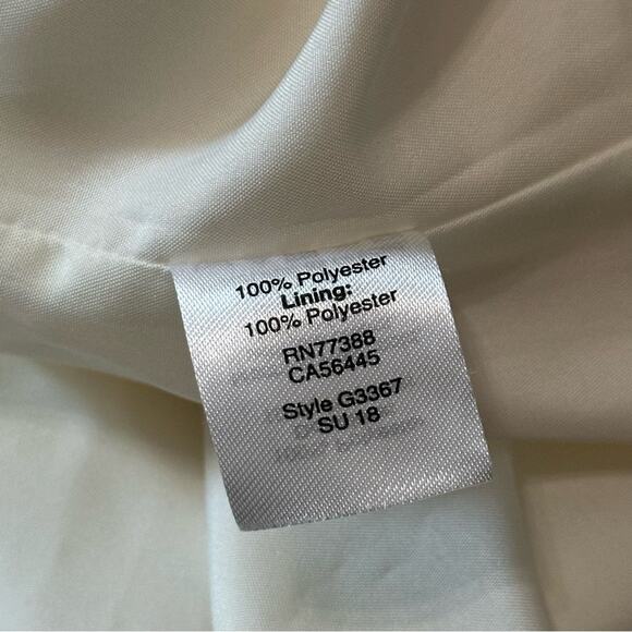 J. Crew Women’s 14 Cream Ivory Spaghetti Strap Scalloped Layering Cami Tank Top - Picture 5 of 7